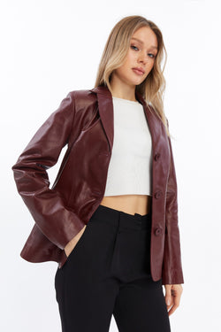 Image of Women's Genuine Leather Jacket