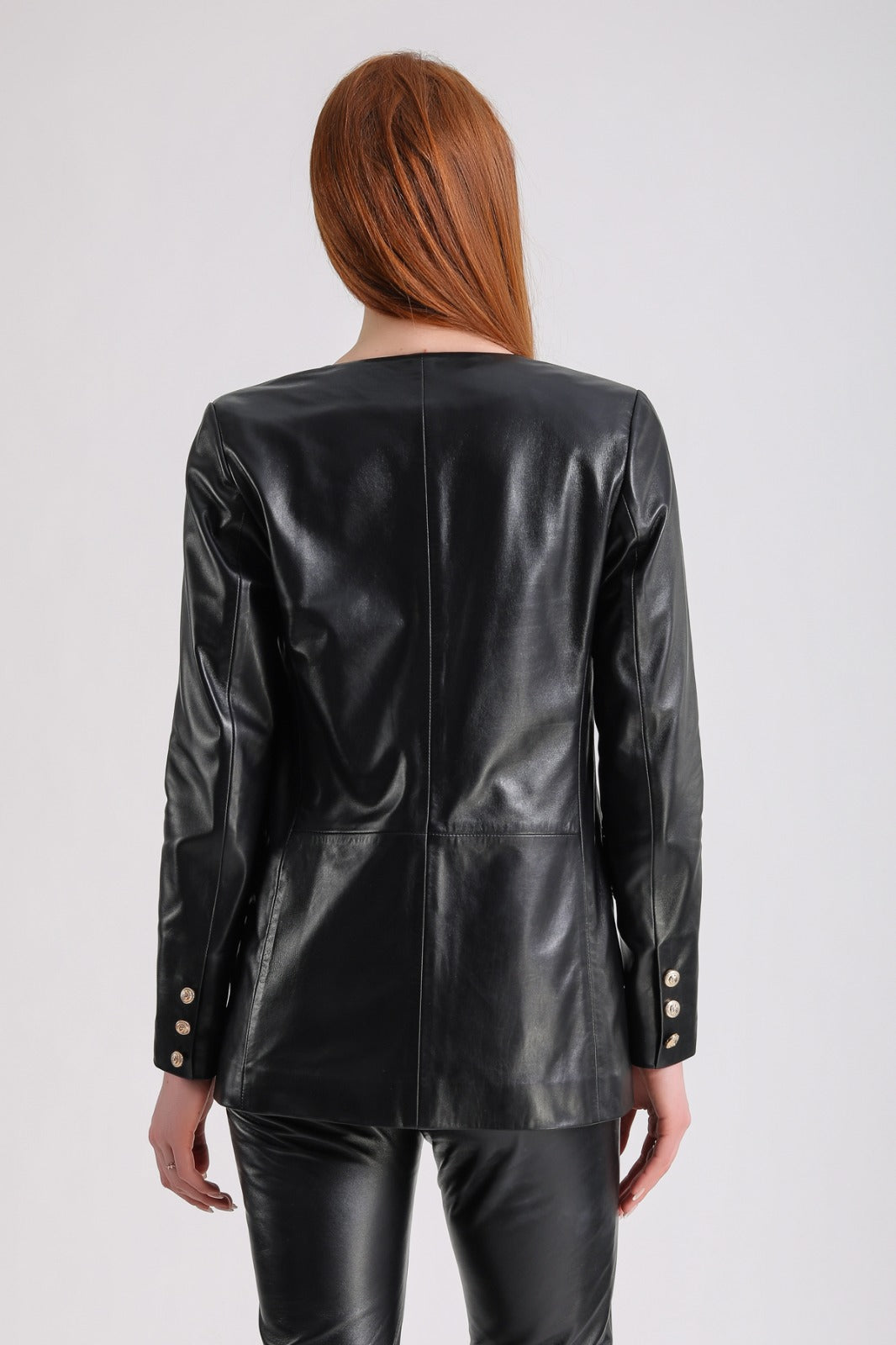 Women's Leather Jacket, Black