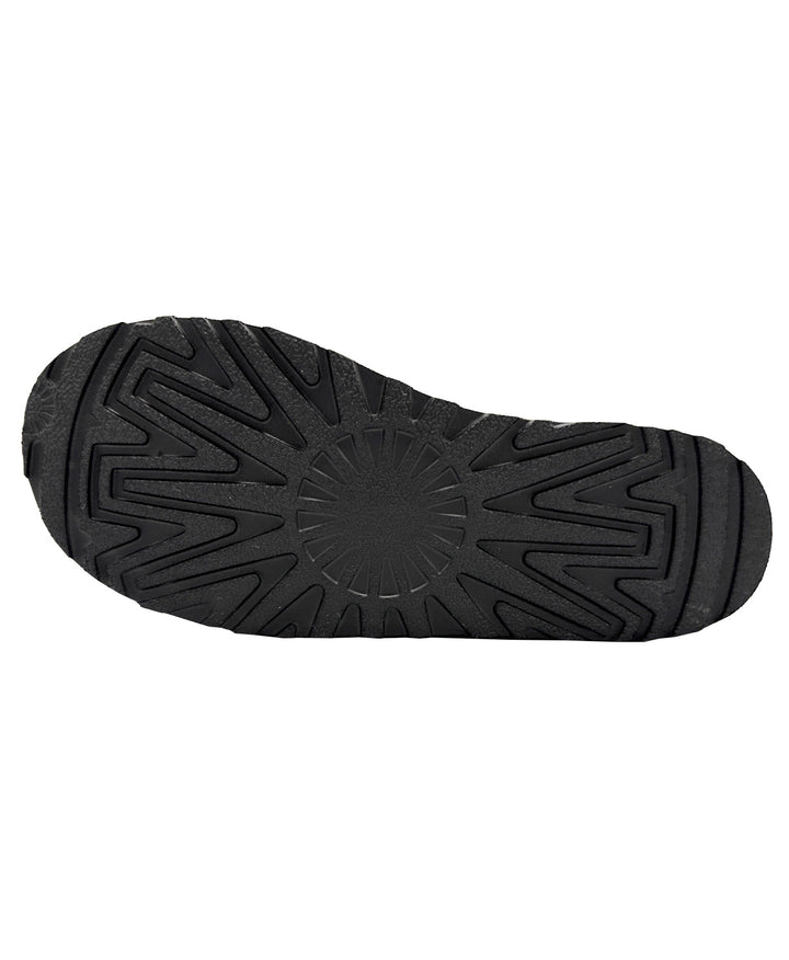 Black boot sole - bottom view