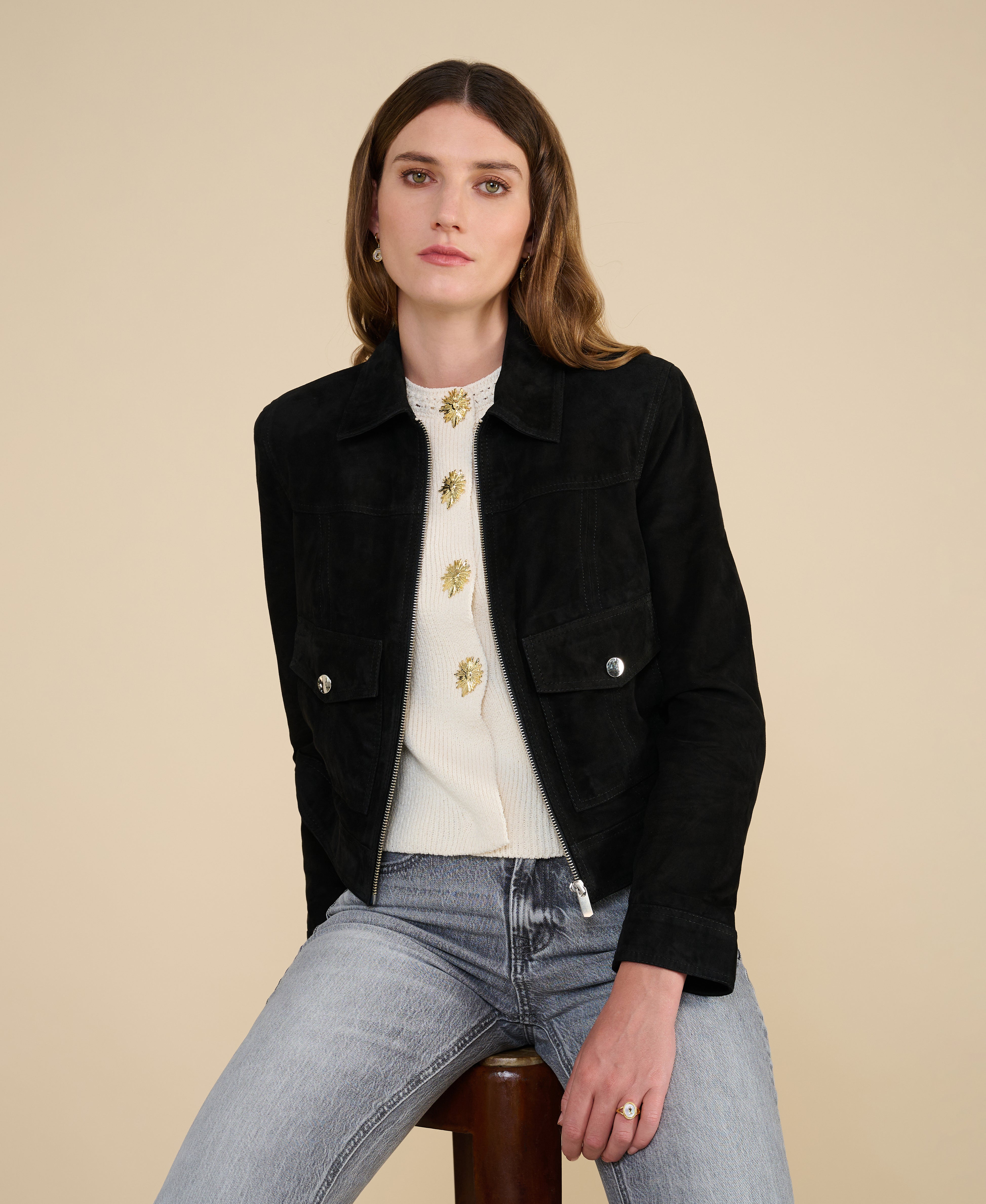 Isabella Suede Jacket – FURNIQ UK