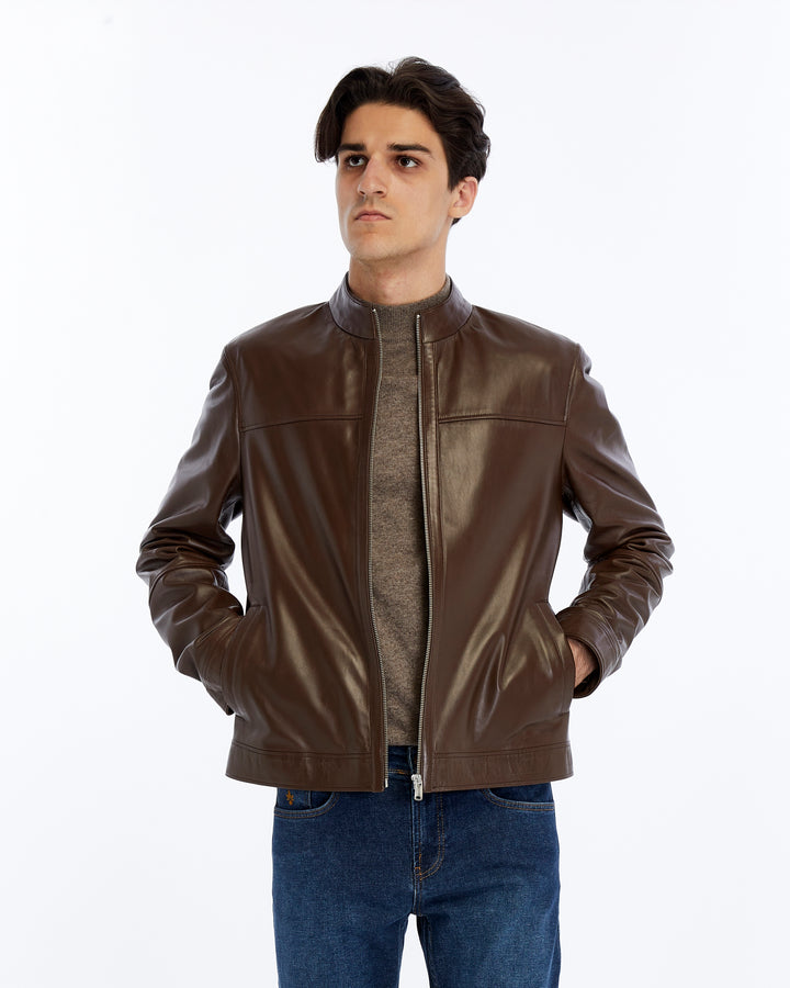 Otis Racer Leather Jacket
