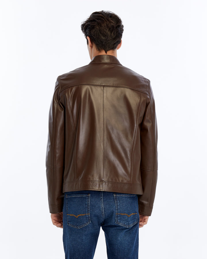 Otis Racer Leather Jacket