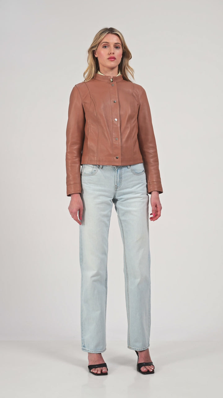 Amelia Leather Jacket
