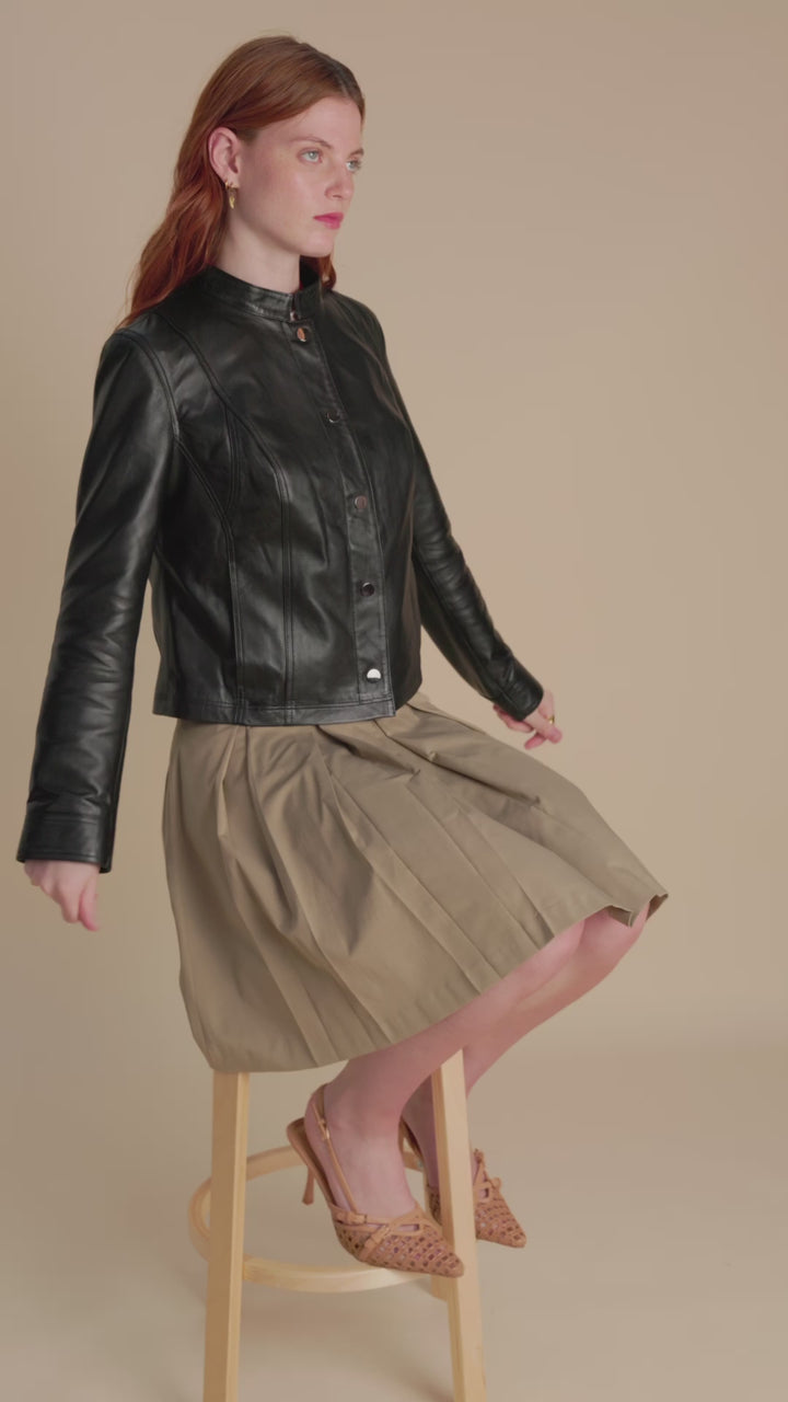 Amelia Leather Jacket
