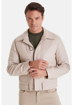 Image of Men's Fashion Jacket, Nappa Beige