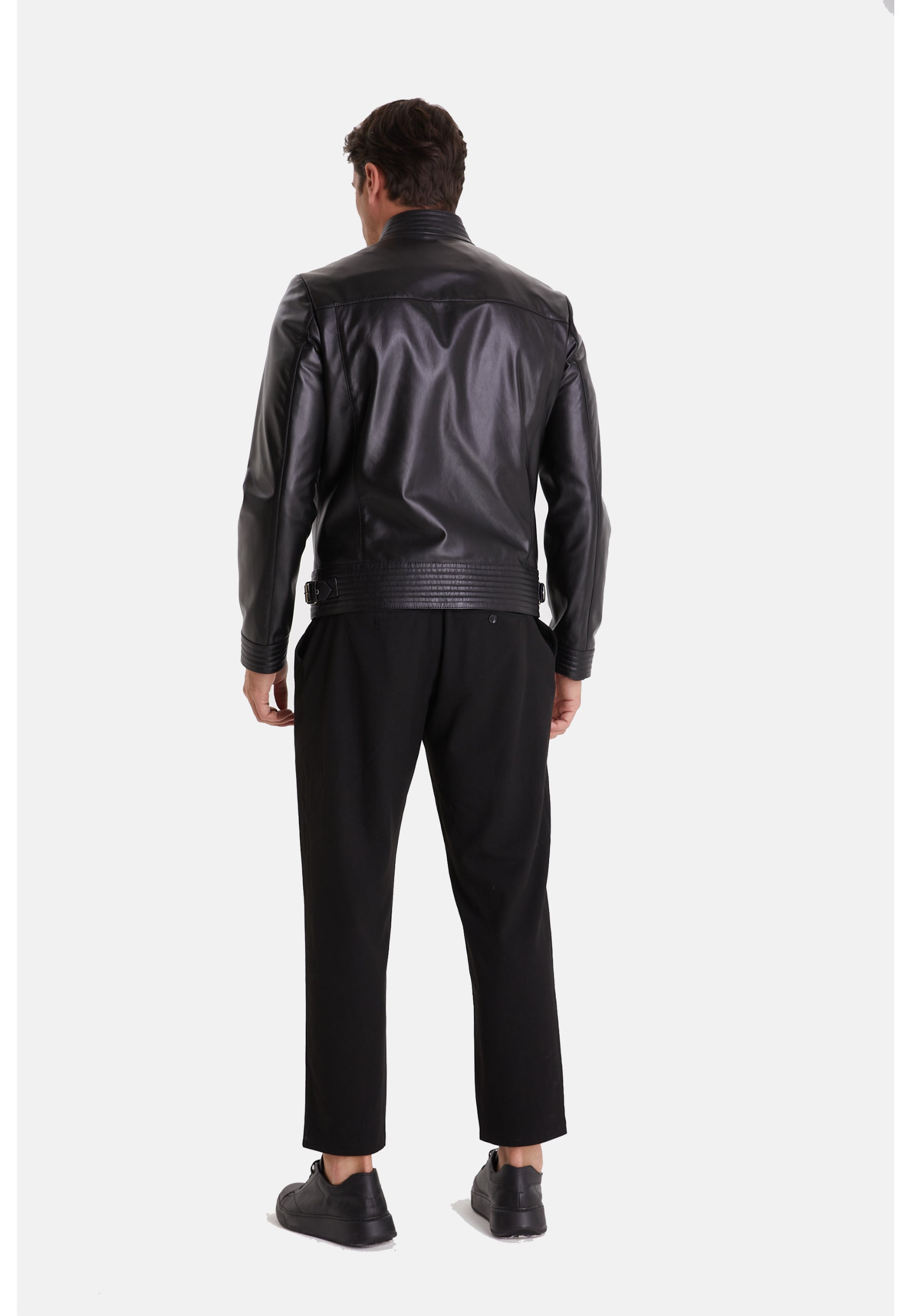 Men's Fashion Jacket, Nappa Black