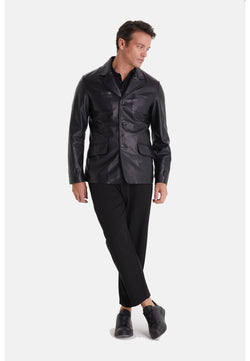 Image of Men's Safari Jacket, Black