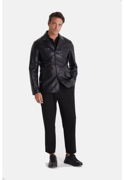 Image of Men's Safari Jacket, Black