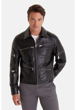 Image of Men's Fashion Jacket, Black