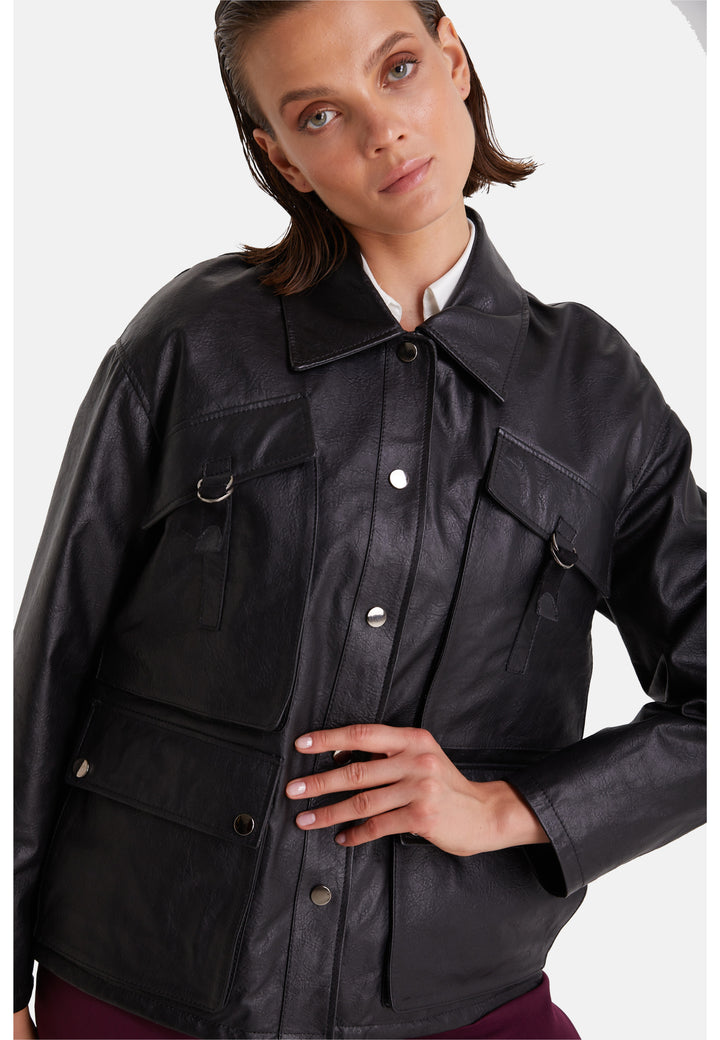 Women's Leather Fashion, Black