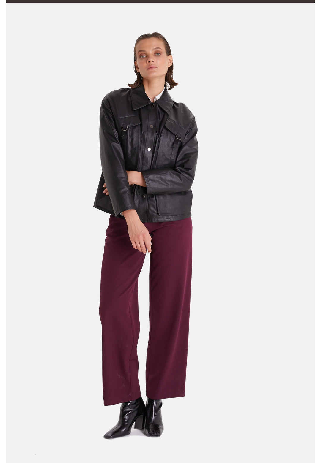 Women's Leather Fashion, Black