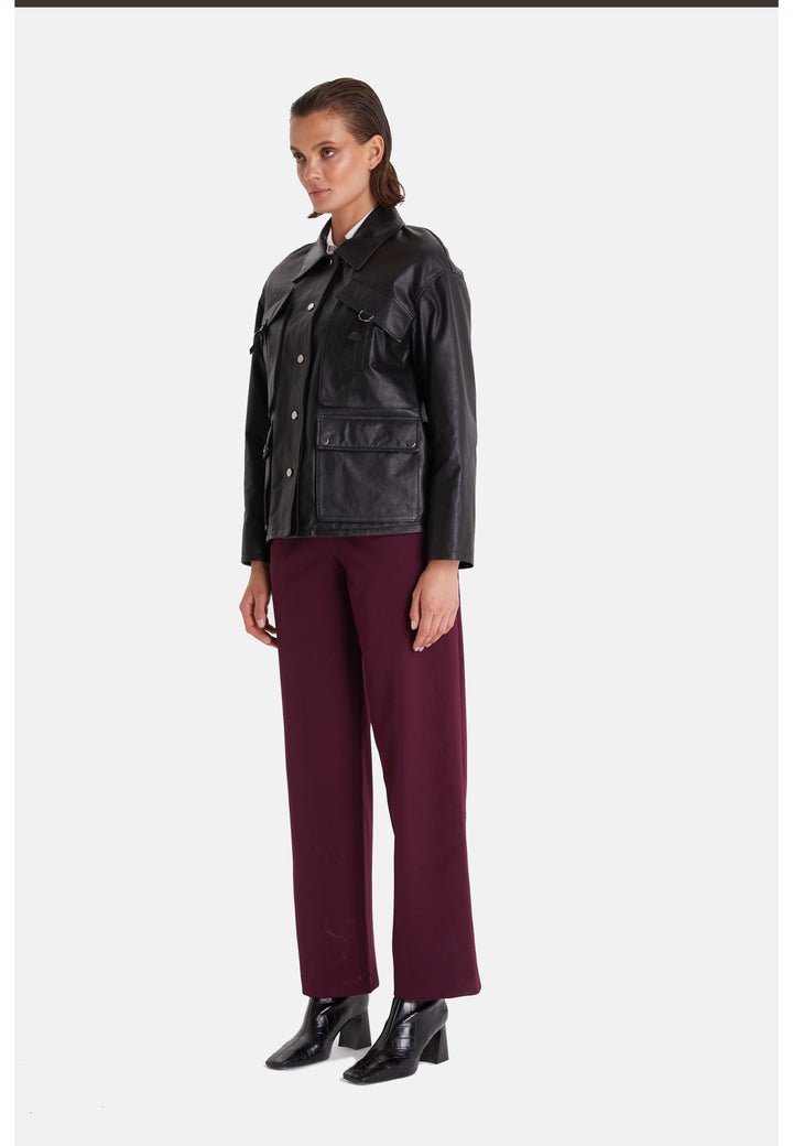 Women's Leather Fashion, Black