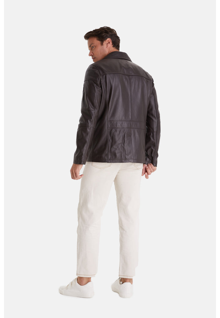 Men's Genuine Leather Safari Brown