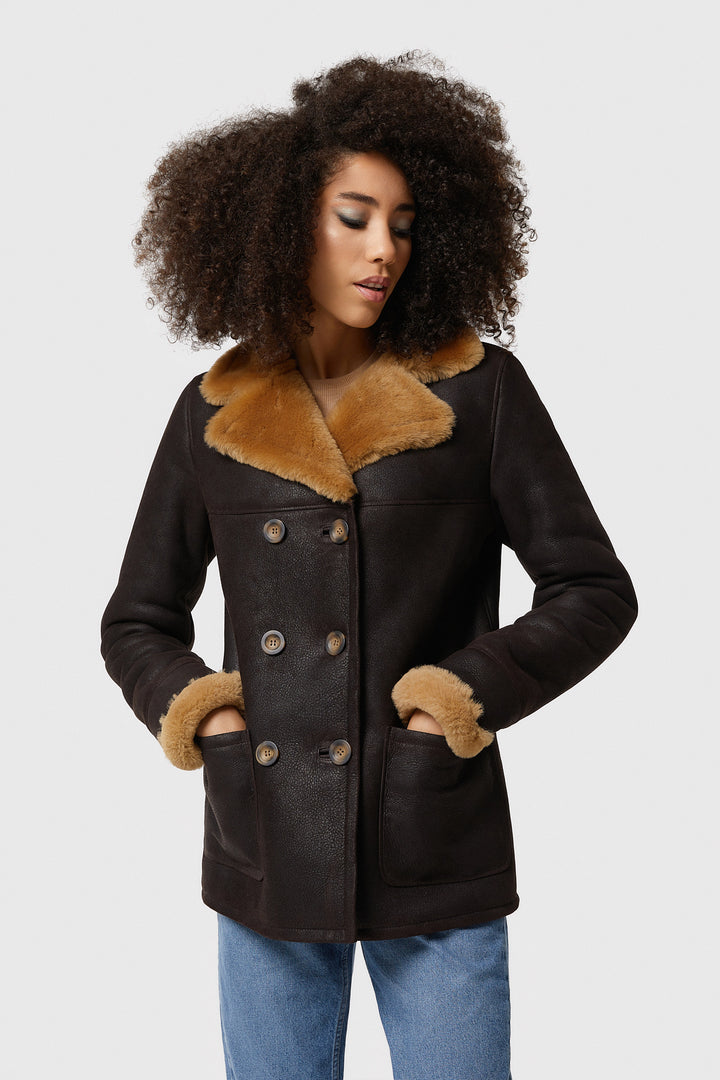 Chelsea Sheepskin Peacoat