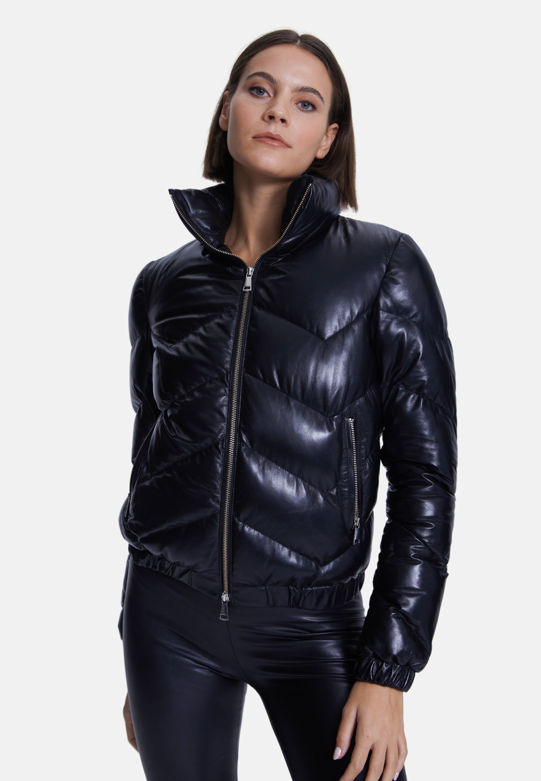 Women's Fashion Jacket, Nappa Black