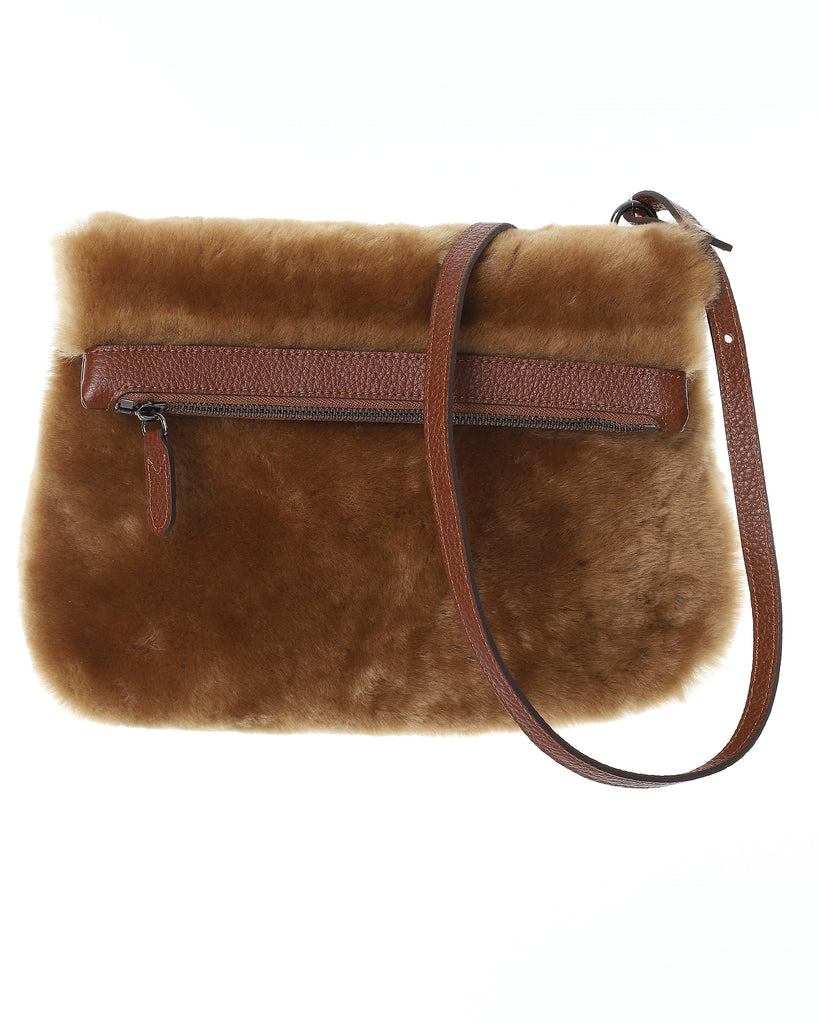 Handbag - Shearling - Ginger Wool - 1