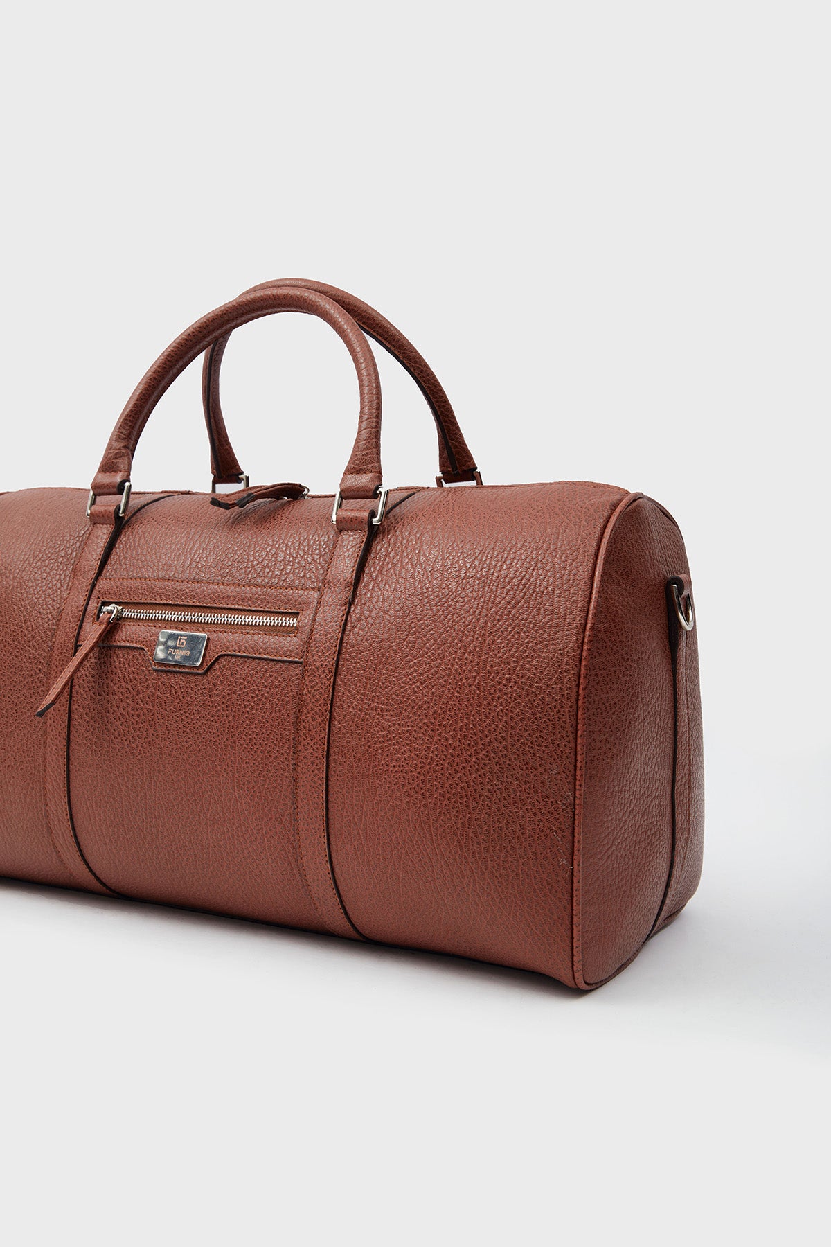 Genuine Leather Duffle Bag, Travel Bag, Venous Pattern Tan